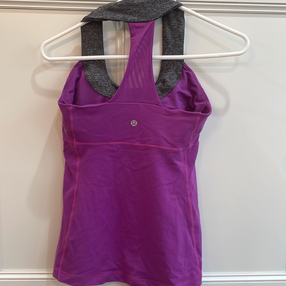 lululemon athletica Violet and Charcoal Tank Top - Picture 3 of 7